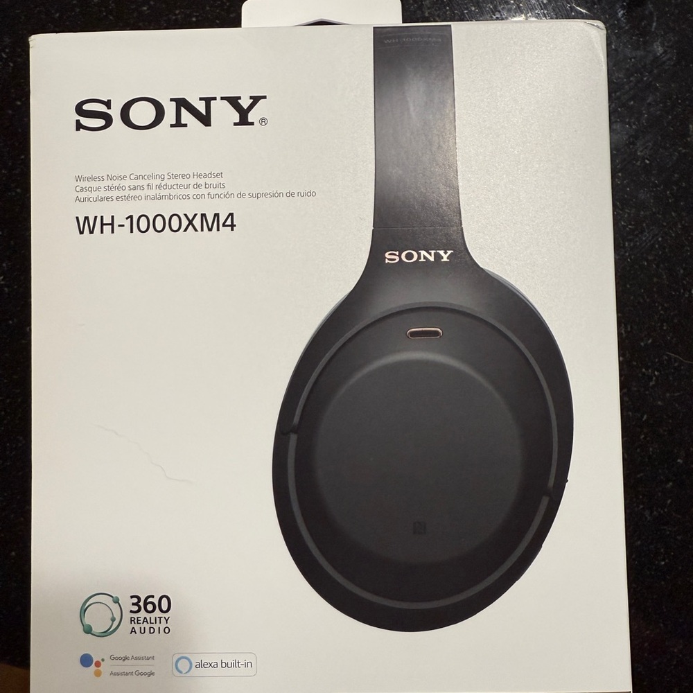 Sony Noise-Canceling Headphones - Black